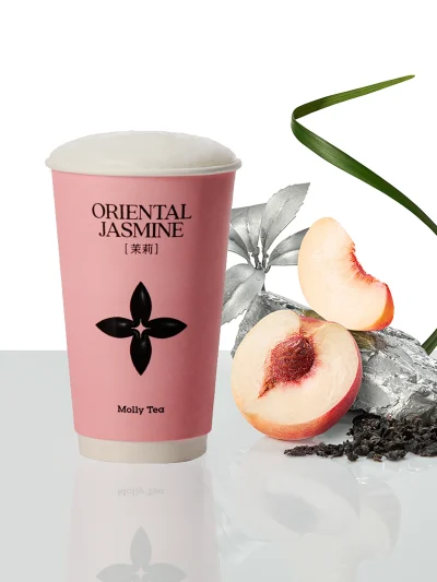 Peach Tieguanyin Oolong Milk Tea